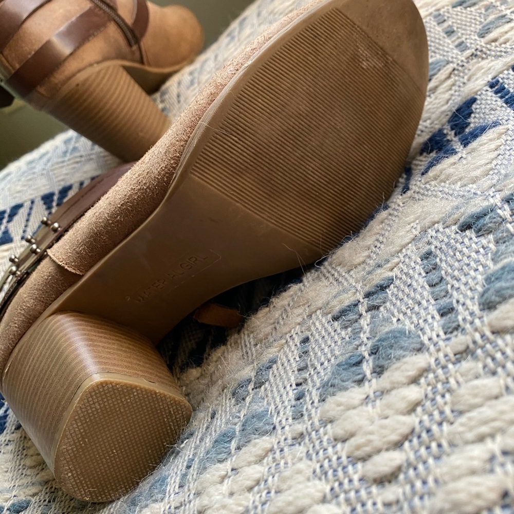 Brown Suede Booties - Picture 3 of 3